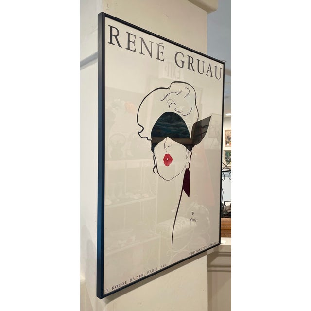 This iconic French beauty advertisement, Le Rouge Basier (The Kiss Proof Lipstick) was originally from the 1940's. This...