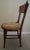 Wood Early 20th Century American Arts and Crafts Oak Bentwood Floral Motif Upholstered/Nailhead Seat Side Chair For Sale - Image 7 of 11