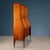 Vintage Drop-Leaf Cabinet in Exotic Wood and Brass, 1950s For Sale - Image 11 of 12