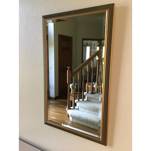 Vintage Beveled Hall Wall Mirror For Sale - Image 11 of 11