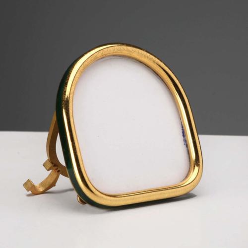 Metal Vintage Swiss Photo Frame, 1980s For Sale - Image 7 of 7