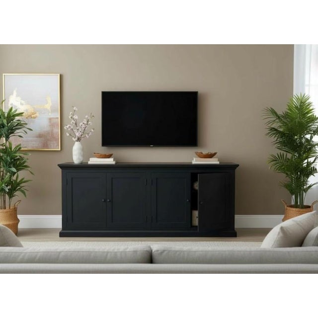 Anchor the dining room, entryway, hallway, or living room with this farmhouse solid wood buffet server or sideboard....