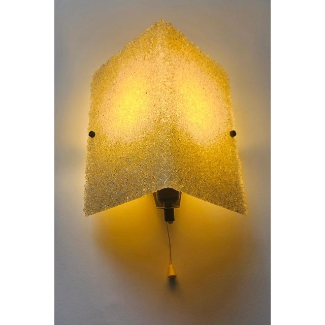 1960s Mid-Century Acrylic Glass Wall Lamp from Pokrok, 1960s For Sale - Image 5 of 15