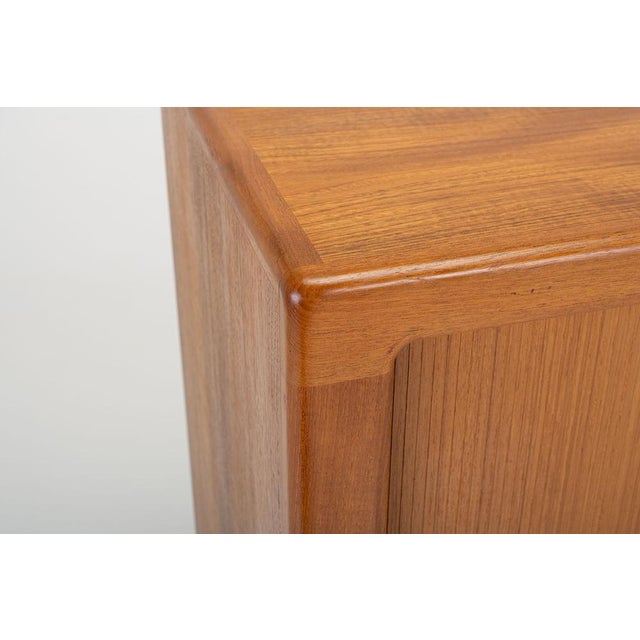 1960s Danish Teak Sideboard with Tambour Doors, 1960s For Sale - Image 5 of 9