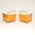 Art Deco Swedish Leather and Satin Birch Chairs, 1930s, Set of 2 For Sale - Image 4 of 16