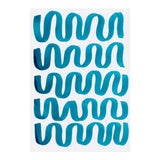 Image of Modern Contemporary Pattern Blue and White Drawing For Sale