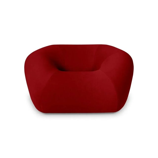 Origami armchair by royal stranger dimensions: d 95,5 x w 110 x h 72 cm. Sh: 47 cm. Materials: fabric and wood. Weight:...