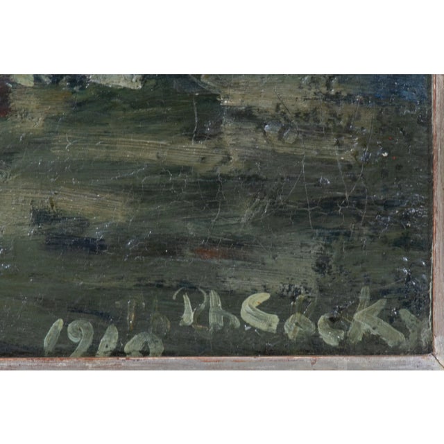 Philibert Cockx, Marine Scene, 1920-1940s, Oil on Canvas For Sale - Image 3 of 5