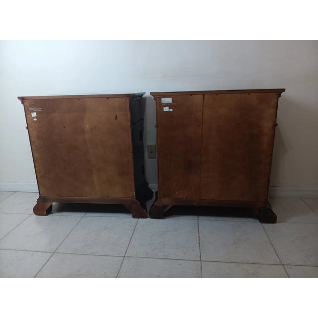1980s Lane Furniture Nightstand Set of 2 For Sale In Naples, FL - Image 6 of 9