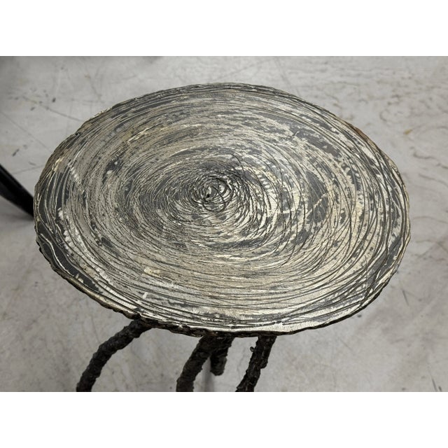 Metal Brutalist Torch Cut Steel Medusa Table by James Bearden For Sale - Image 7 of 12