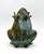 Curtis Jere Vintage Metal Verdigris Frogs “Patty Cake” Figurines – Whimsical Garden Sculptures – Hollywood Regency / Organic Modern For Sale - Image 4 of 11