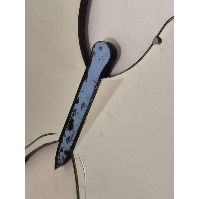 Cristal Art Butterfly-Shaped Mirror, 1950s For Sale - Image 12 of 18