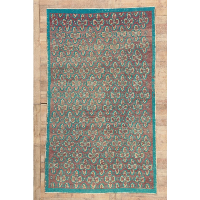 Vintage Turkish Sivas Rug, 05'10 X 09'10 For Sale - Image 10 of 10
