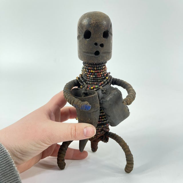 Wood Early 20th Century Namchi Namji Fertility Doll Cameroon For Sale - Image 7 of 7
