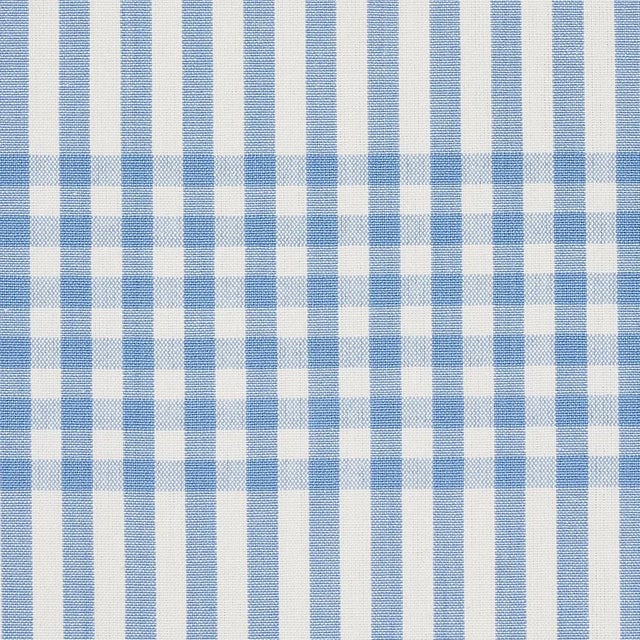 Traditional Sample - Schumacher Bergen Plaid Fabric in Sky For Sale - Image 3 of 5