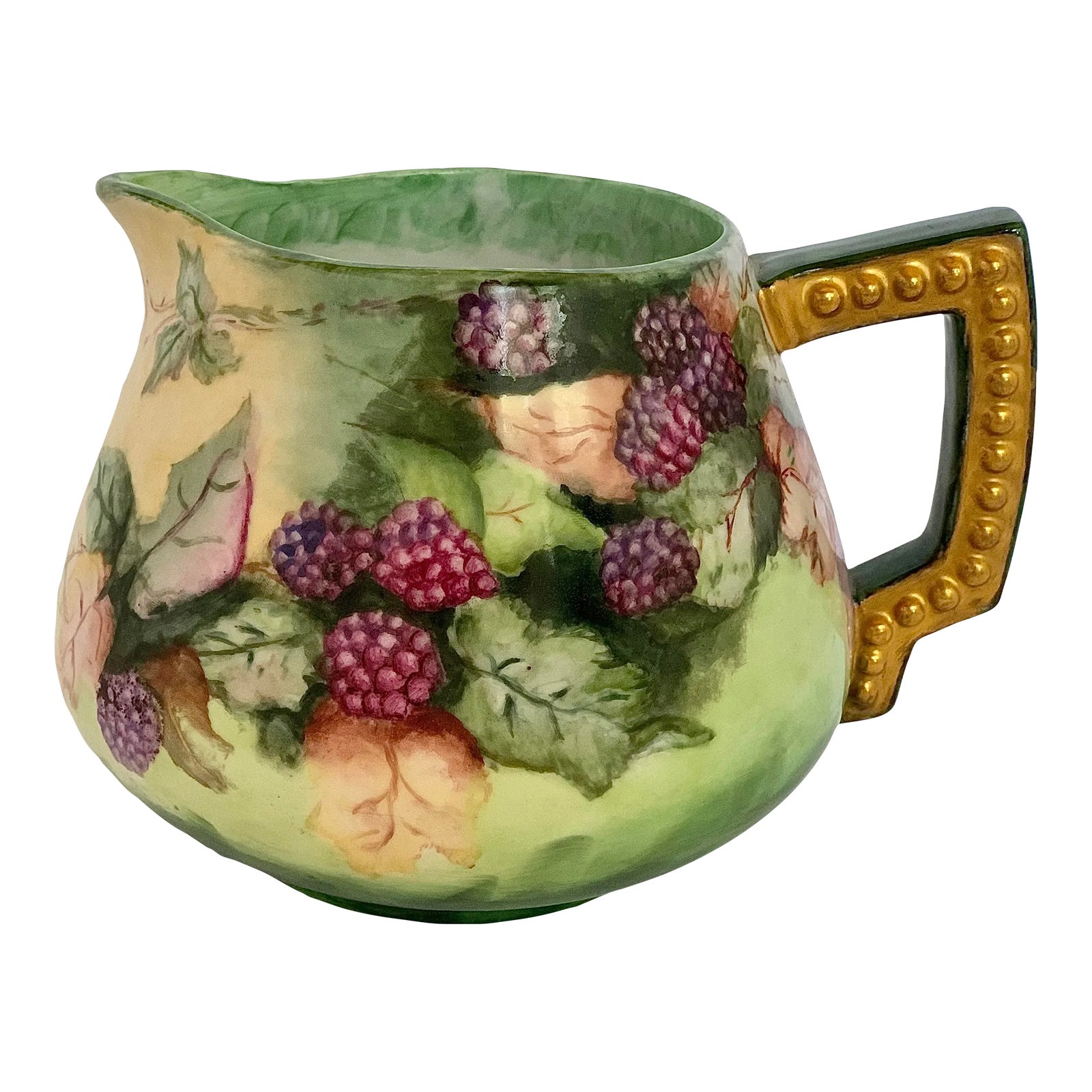 Vintage Early 19th Century Limoges Blackberry Motif Hand Painted ...