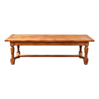 Large Antique Farmhouse Table in Oak, 1900 For Sale