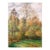 Vintage French Impressionist Art Print – Golden Autumn Trees by Pissarro, 30" X 40" For Sale