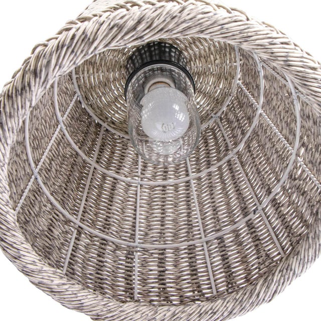 Traditional Regina Andrew Augustine Outdoor Pendant, Weathered White, Small For Sale - Image 3 of 7