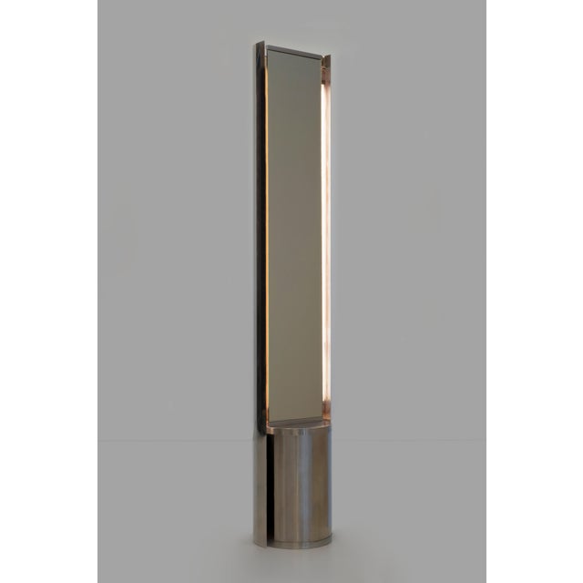 Tecno Osvaldo Borsani Illuminated Mirror For Sale - Image 4 of 8