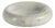 Monza Curved Round Marble Bowl, Small For Sale