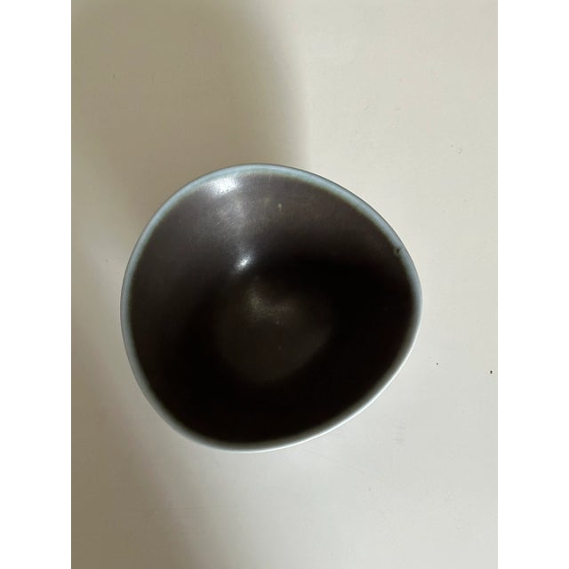 Carl Harry Stalhane 1950’s Carl Harry Stålhane for Rörstrand Stoneware Bowl For Sale - Image 4 of 6