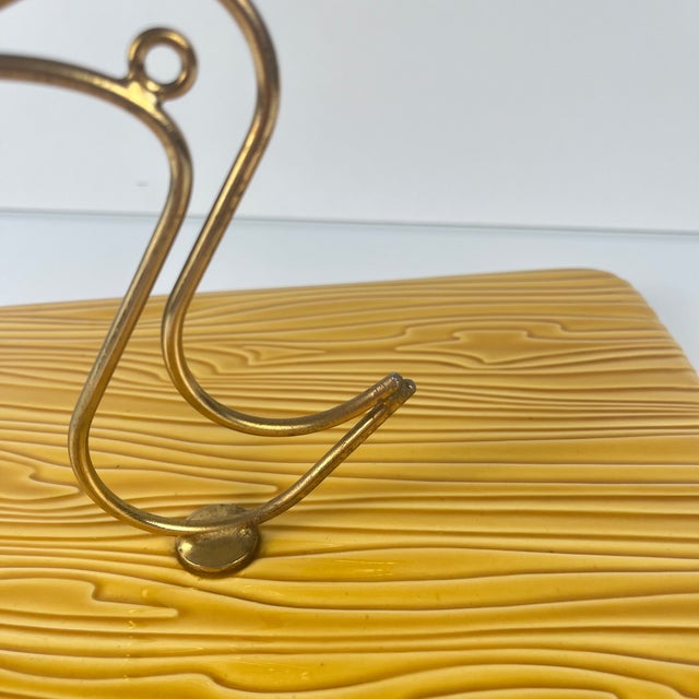 1960s Vintage Cheese Board with Duck Handle from Vallauris, 1950s For Sale - Image 5 of 10