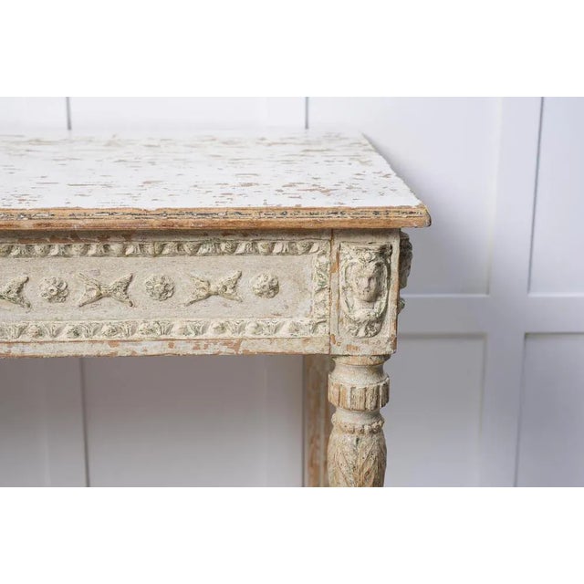 Antique Swedish Gustavian Console Table For Sale - Image 9 of 12