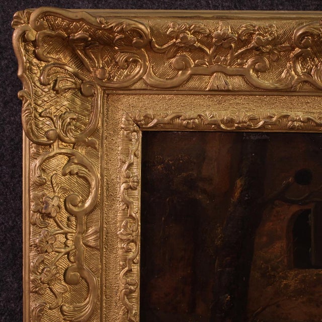 Flemish Artist, Card Players, 1750, Oil on Panel For Sale - Image 10 of 16