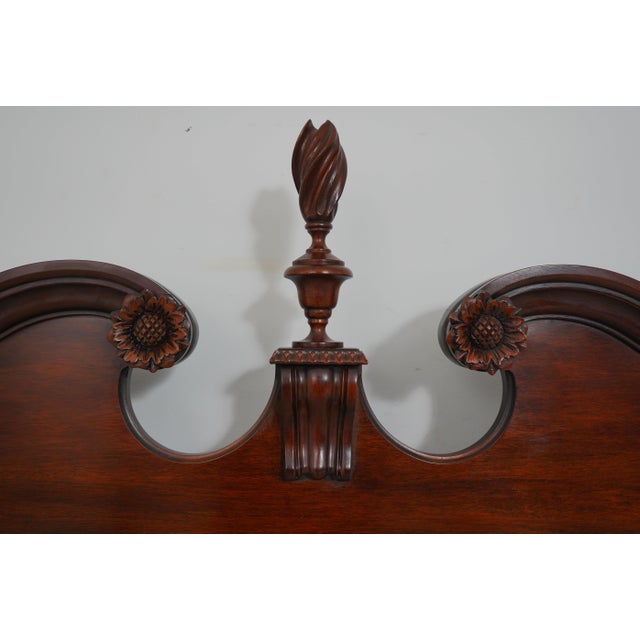 Henkel Harris Henkel Harris Mahogany Model 172 Queen Size Poster Bed For Sale - Image 4 of 12