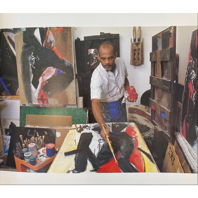 Mid 20th Century Abstract Collagraph by AfroCarribean/French Artist Serge Hélenon For Sale - Image 12 of 13