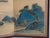 Very nice 4 piece folding table screen. Japanese watercolor landscape with some buffalos and houses. Signed. Nice bright...