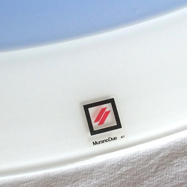 Murano Due Pendant Lamp in Murano Glass, 1980s For Sale - Image 3 of 8