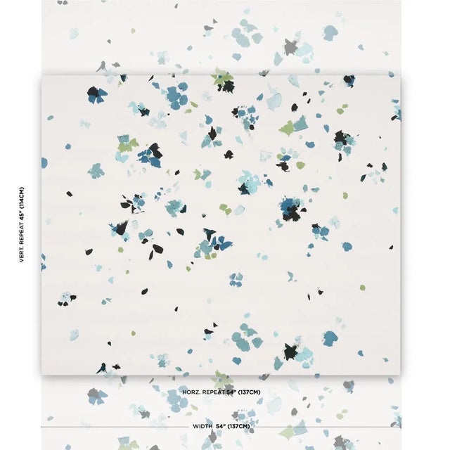 Based on artwork created by using thick paint and a palette knife in the brand's L.A. studio, Backdrop's Fairfarren in...