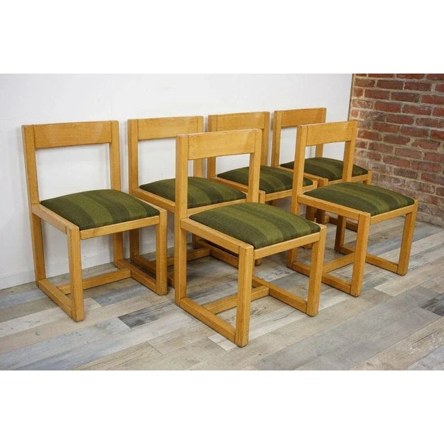 Mid-Century Modern Vintage Dining Chairs, 1960s, Set of 6 For Sale - Image 3 of 9