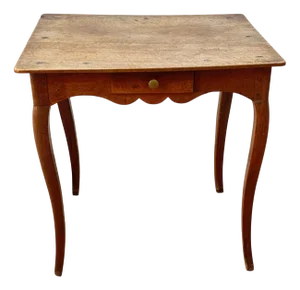 Oak Desk with 1 Drawer, 1890s