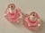 1960s Rose Imbedded Lucite Knobs - A Pair For Sale - Image 4 of 4