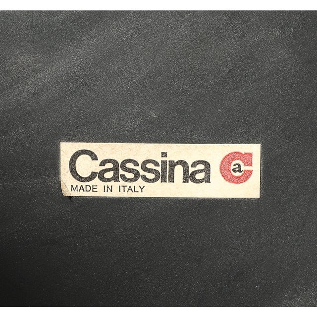 Beige Afra and Tobia Scarpa "Soriana" Lounge Chairs by Cassina, a Pair, 1970's For Sale - Image 8 of 8