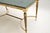 Metal Vintage French Brass and Marble Coffee Table, 1970s For Sale - Image 7 of 8