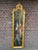This elegant 1970s French Louis XVI–style framed textile artwork combines a tall architectural form with finely carved...