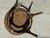Brown Vintage French Country McGuire Round Bamboo Rattan End Table Side Table For Sale - Image 8 of 8