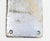 Classic style brass push plate with a nickel finish. Made by Yale & Towne. The original mounting screws are not available....