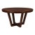 Mid Century Style Round Dining Table W/Custom Finish For Sale