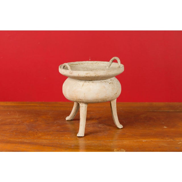202 BC-200 AD Chinese Han Dynasty Period Tripod Base Incense Burner For Sale - Image 12 of 13