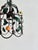 Mid-Century Modern French Citrus Fruit Tole Cage Chandelier by J.P. Ryckaert, 1990s For Sale - Image 3 of 18