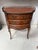 Louis XV Style Marquetry Half-Moon Commode with Cube Base, 1900s For Sale - Image 4 of 11