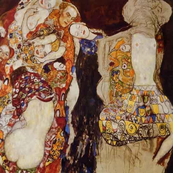 Artist: Gustav Klimt Country: Austria Title: The Bride Medium: Giclee Marks: Numbered limited edition Printed: Watercolor...