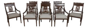 Set of 8 Theodore Alexander ‘The Iven Dining Room Armchairs’