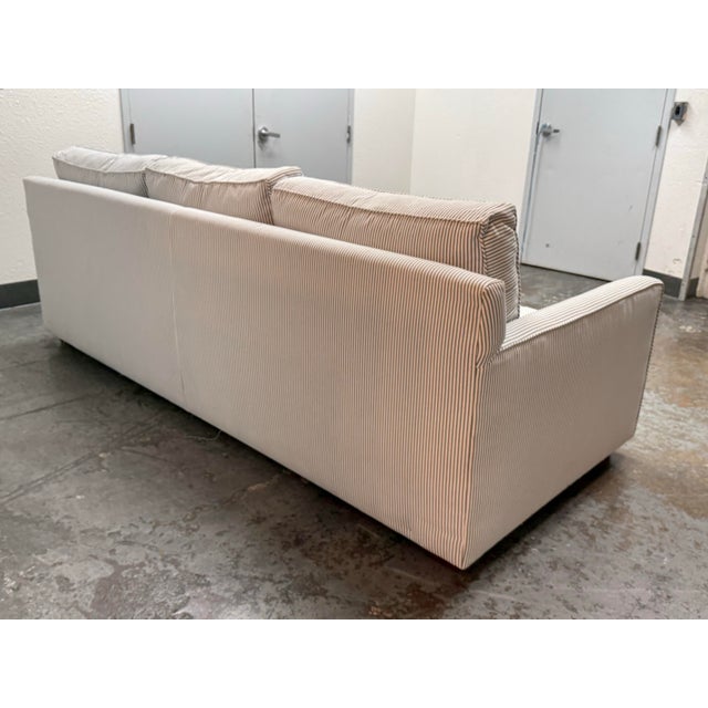 Serena & Lily Bespoke Perennials Pinstripe Sofa For Sale In San Francisco - Image 6 of 12