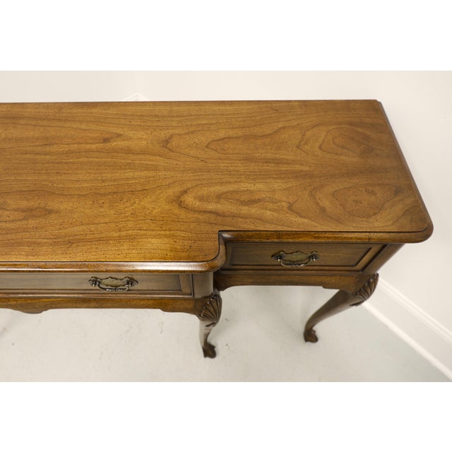 Wood Mount Airy Furniture Walnut French Provincial Breakfront Sideboard For Sale - Image 7 of 12